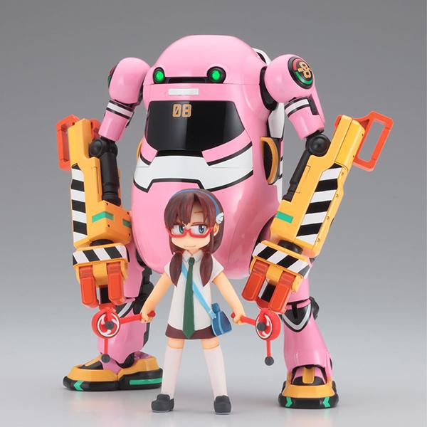 プラモデル20メカトロウィーゴ エヴァコラボシリーズ Vol.3はちごうき(ぱわーあーむ)+真希波・マリ・イラストリアス(ハセガワ)