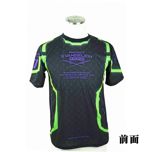 エヴァレーシング【2017】4輪チーム・速乾Tシャツ/初号機BODY黒
