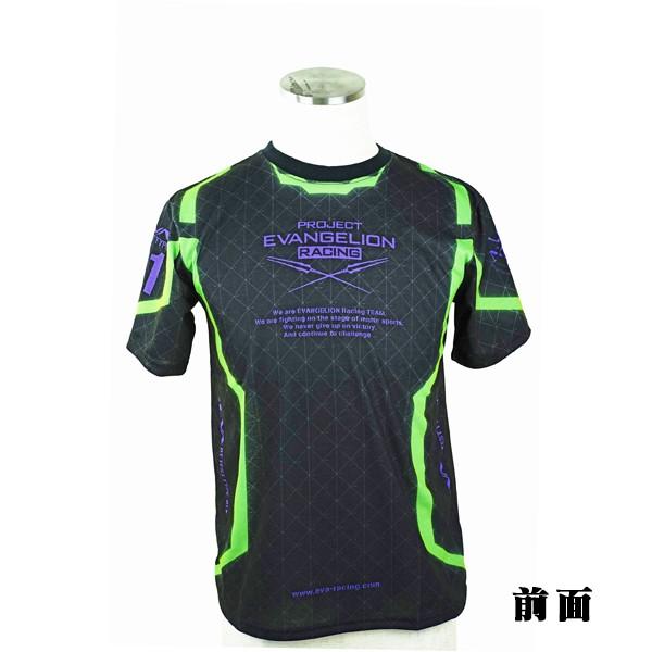 エヴァレーシング【2017】2輪チーム・速乾Tシャツ/初号機BODY黒