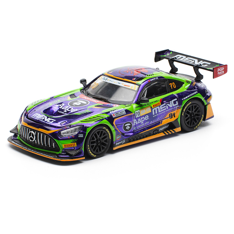 エヴァレーシング 1/64ミニカー エヴァRTTEST TYPE -01 AMG GT3 EVO MACAU GP 2023（POP RACE） [お届け予定：2027年6月下旬]