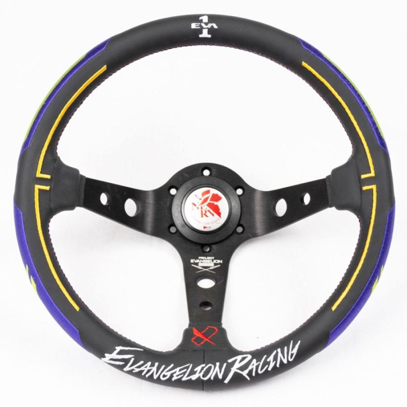 VERTEX × 俺だっ × EVANGELION RACING STEERING/ 01 TEST TYPE（ティーアンドイー）