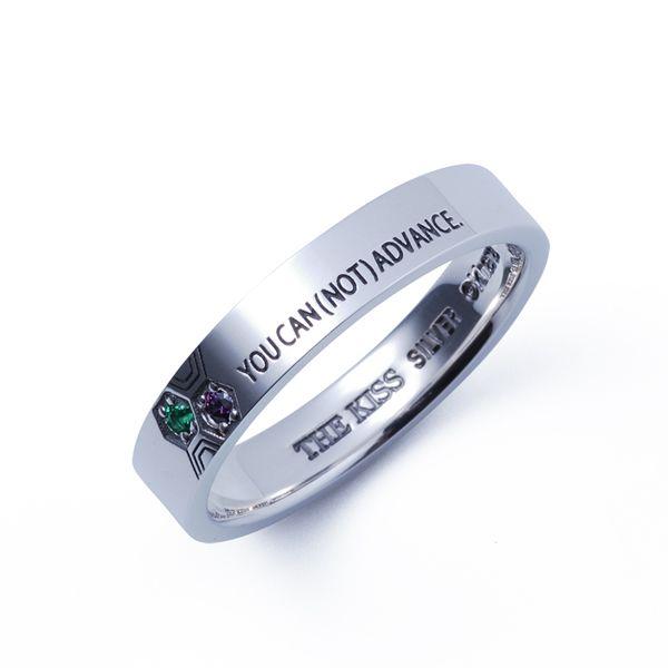 【エヴァ×THE KISSコラボ】YOU CAN(NOT) ADVANCE. 初号機リング (銀）