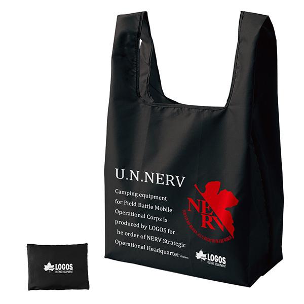 EVA&LOGOS ポータブルエコバッグ/ブラック