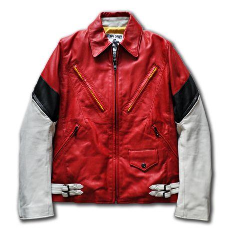 EVANGELION２号機モデル　レザートラッカージャケット