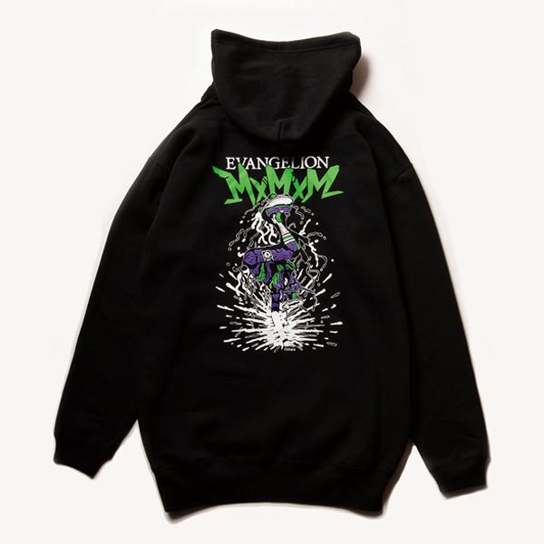 MxMxM x EVANGELION　初号機HOODIE（BLACK）