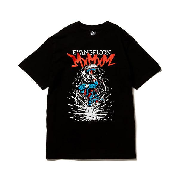 MxMxM x EVANGELION 初号機TEE(ロゴRED/ボディBLACK)