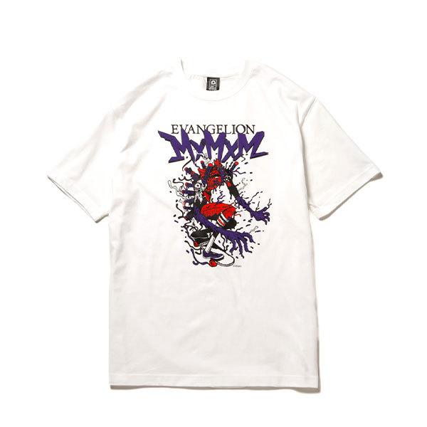 MxMxM x EVANGELION 2号機TEE(ロゴPURPLE/ボディWHITE)