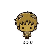 Eva micro macro 蒔絵シール/シンジ