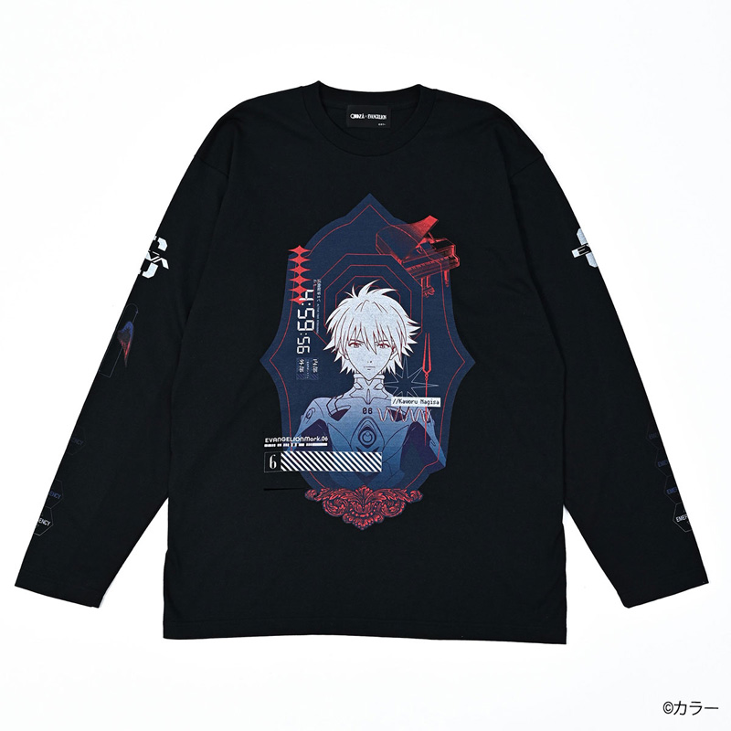 【期間限定受注】EVANGELION x QOOZA / LONG SLEEVE TEE [KAWORU1]