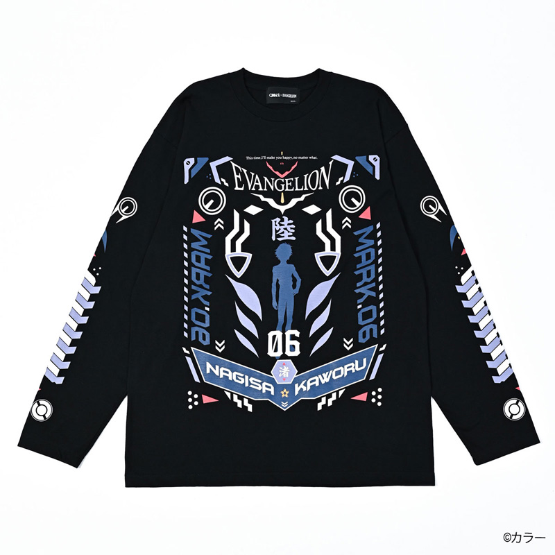 【期間限定受注】EVANGELION x QOOZA / LONG SLEEVE TEE [KAWORU2]