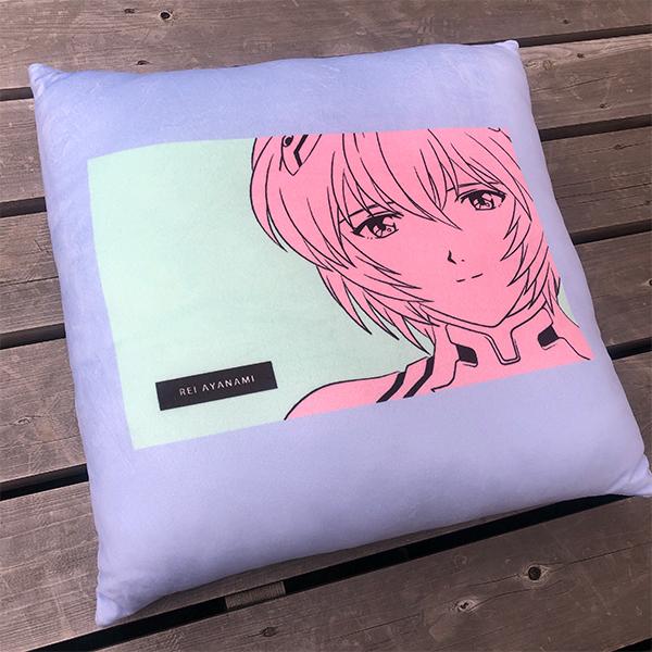 エヴァンゲリオン 背当てクッション/レイ（丸眞）