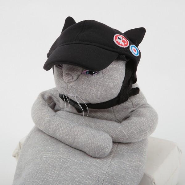 EVANGELION PETS ペット用アスカキャップ/BLACK