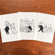 監督不行届 A4クリアファイル3枚セット/パン・ドライヤー・川の字