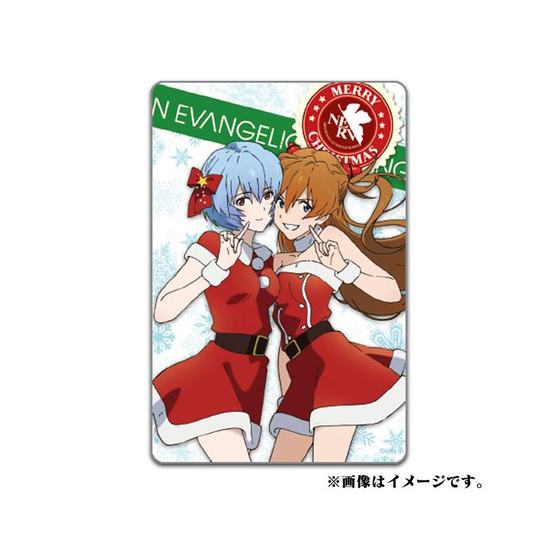 EVA STOREオリジナル クリスマスイラスト:レイ＆アスカ/ポストカード [お届け予定：2025年12月上旬]