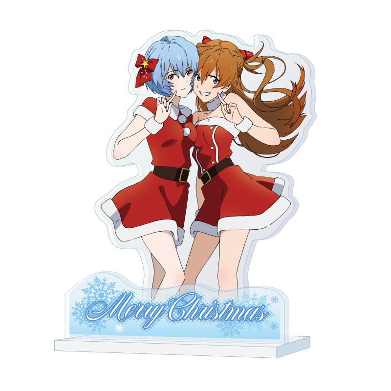 EVA STOREオリジナル クリスマスイラスト:レイ＆アスカ/アクリルスタンド