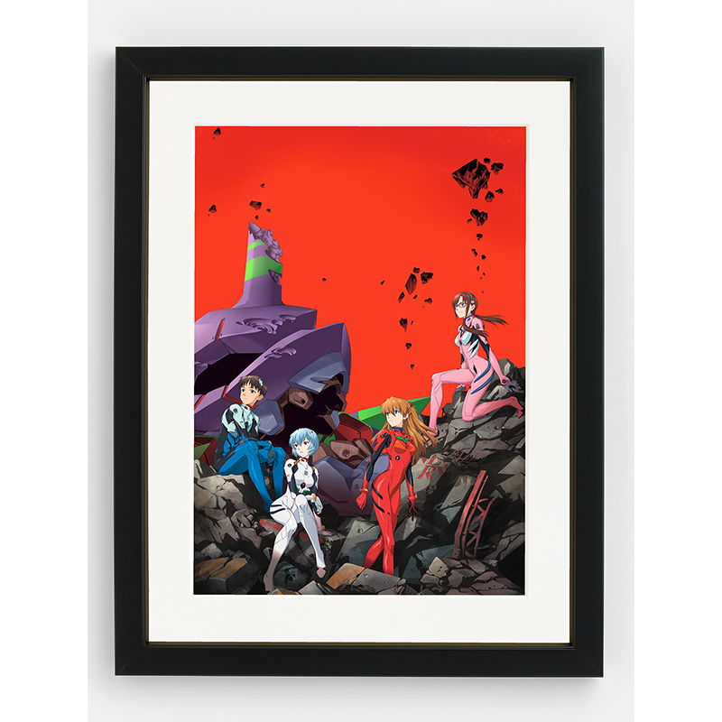 【エヴァンゲリオンイラスト展II】複製原画M:リアル脱出ゲーム/シンジ・レイ・アスカ・マリ S39 [お届け予定：2026年5月上旬]