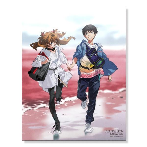 【受注生産品】RADIO EVA 397 EVA Canvas Art (illustration)/シンジ&アスカ(EVANGELION Millennials)