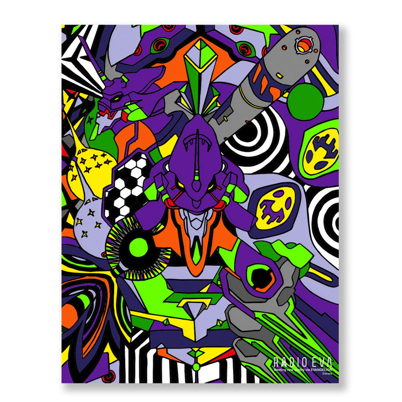 【受注生産品】RADIO EVA 397 EVA Canvas Art (illustration)/EVA-01(Akiko Ban)