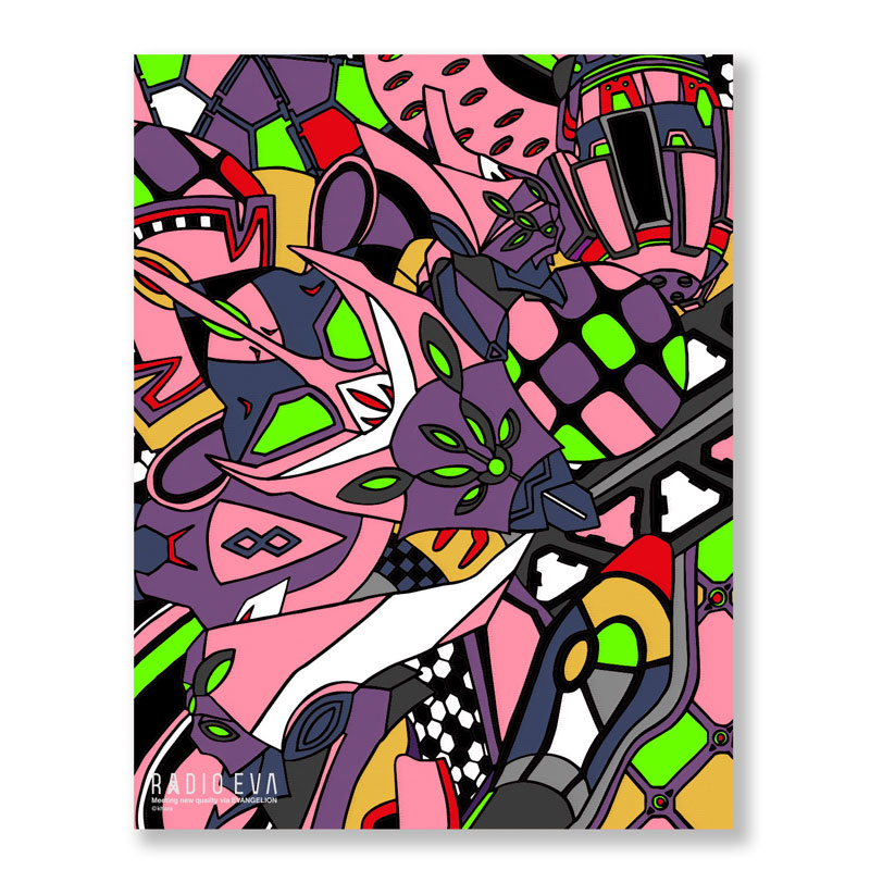 【受注生産品】RADIO EVA 397 EVA Canvas Art (illustration)/EVA-08(Akiko Ban)