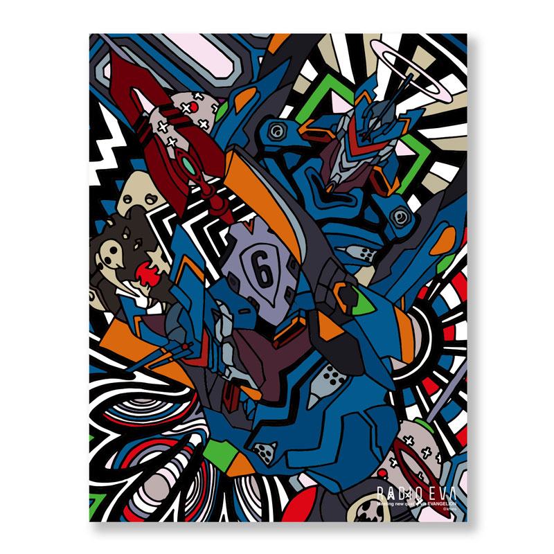 【受注生産品】RADIO EVA 397 EVA Canvas Art (illustration)/Mark.06(Akiko Ban)