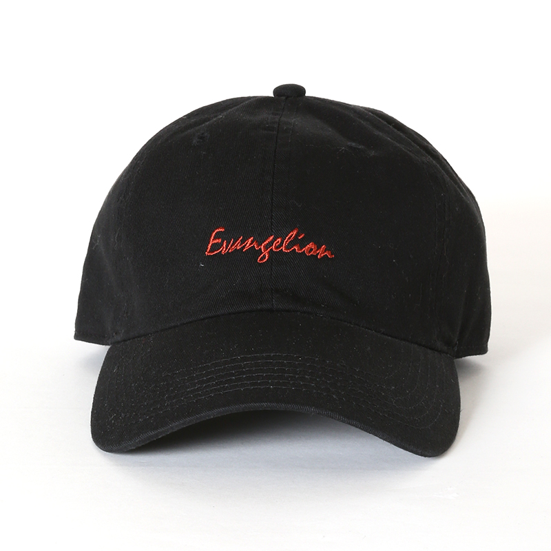 RADIO EVA 478 EVANGELION Cotton Washed Cap/ブラック