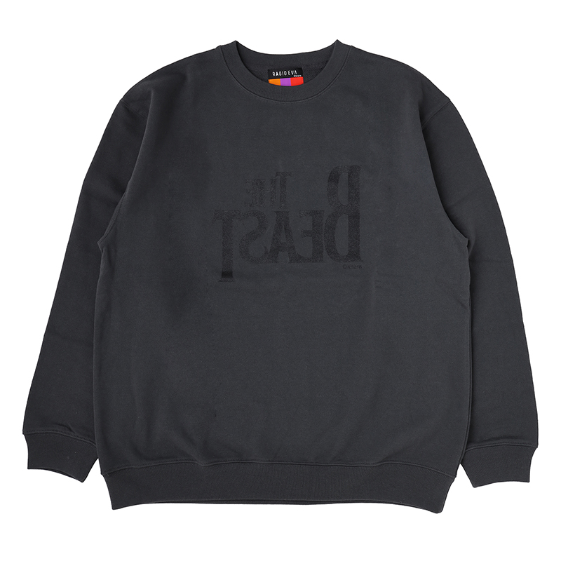 RADIO EVA 538 THE BEAST BIG Sweat/GRAY×BLACK