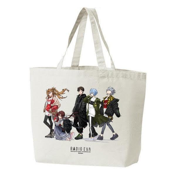 RADIO EVA 691 RADIO EVA Illustration Tote Bag （Mai Yoneyama）/グレー