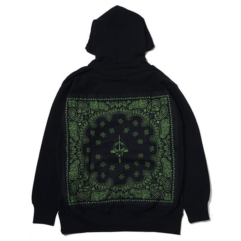 RADIO EVA 740 EVA-01 BANDANNA PARKA/BLACK×GREEN