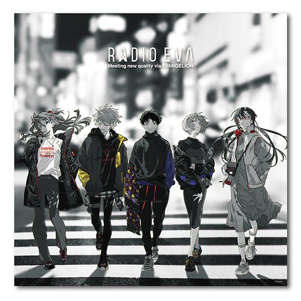【受注生産品】RADIO EVA 788 EVA Canvas Art (Large)/RADIO EVA STORE 1ST ANNIVERSARY/モノクロ