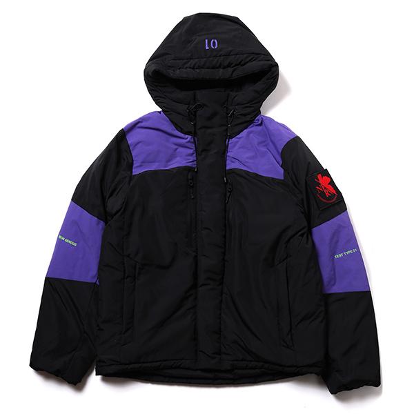 RADIO EVA 864 EVANGELION 2TONE DOWN JACKET/BLACK（EVA-01）