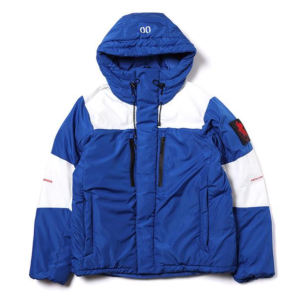 RADIO EVA 864 EVANGELION 2TONE DOWN JACKET/BLUE（EVA-00）