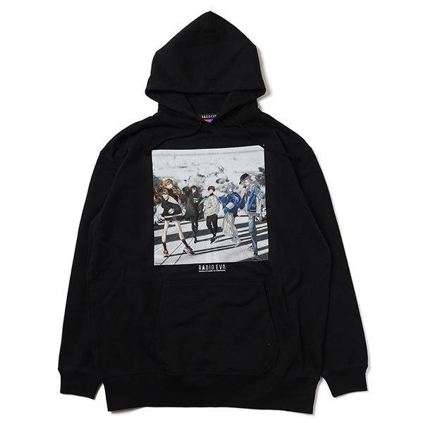 RADIO EVA 887 RADIO EVA Illustration Parka α(Mai Yoneyama)/BLACK(COLOR)
