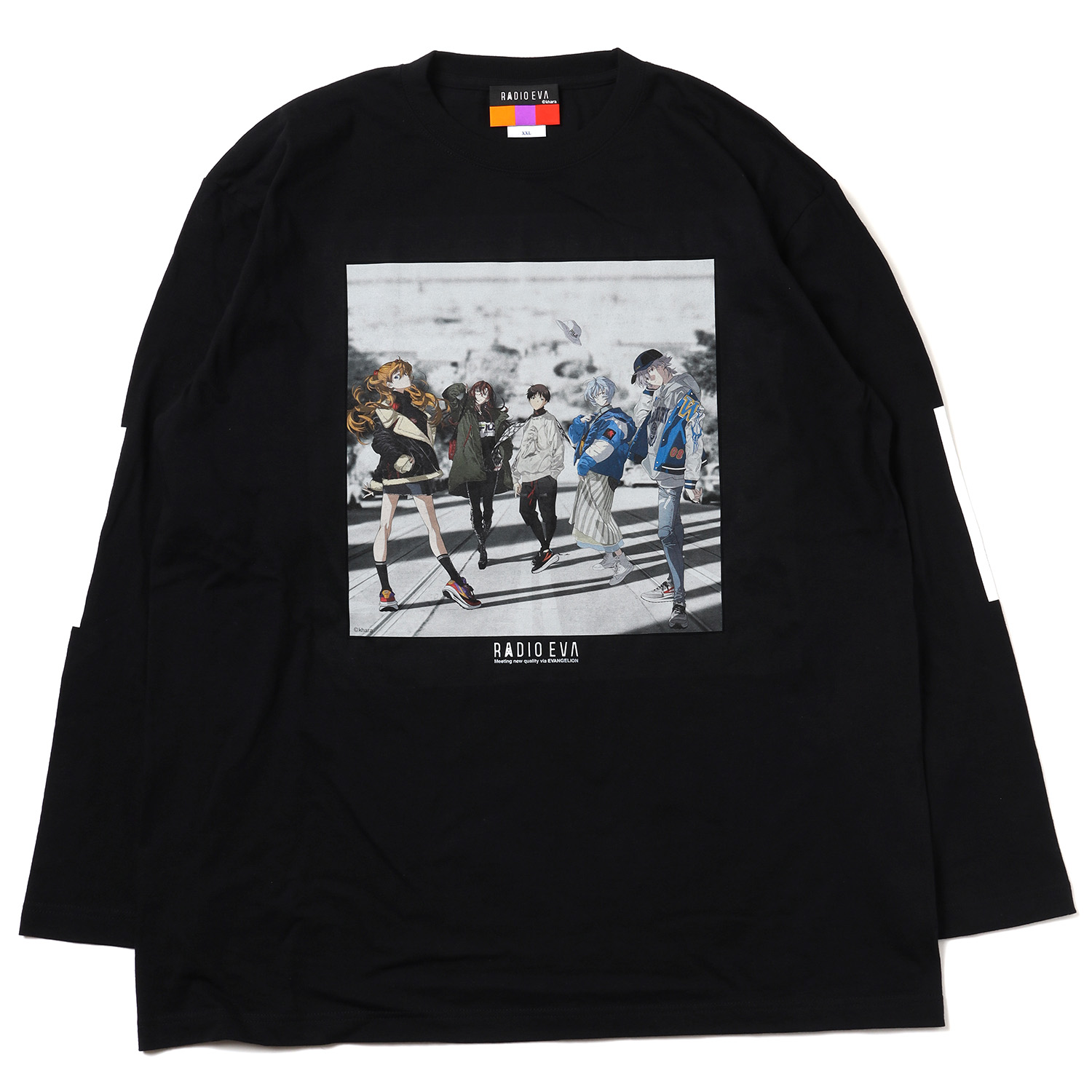 RADIO EVA 888 RADIO EVA Illustration Cutsew α（Mai Yoneyama)/BLACK(COLOR)