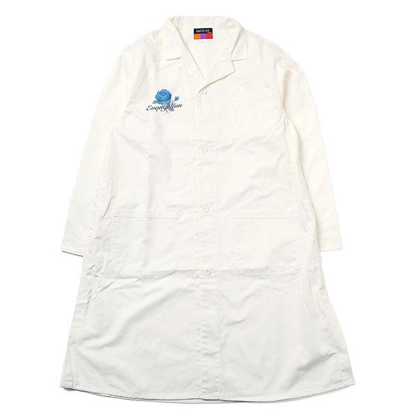 RADIO EVA 890 EVA-01 Flower Embroidery ENGINEER COAT/WHITE