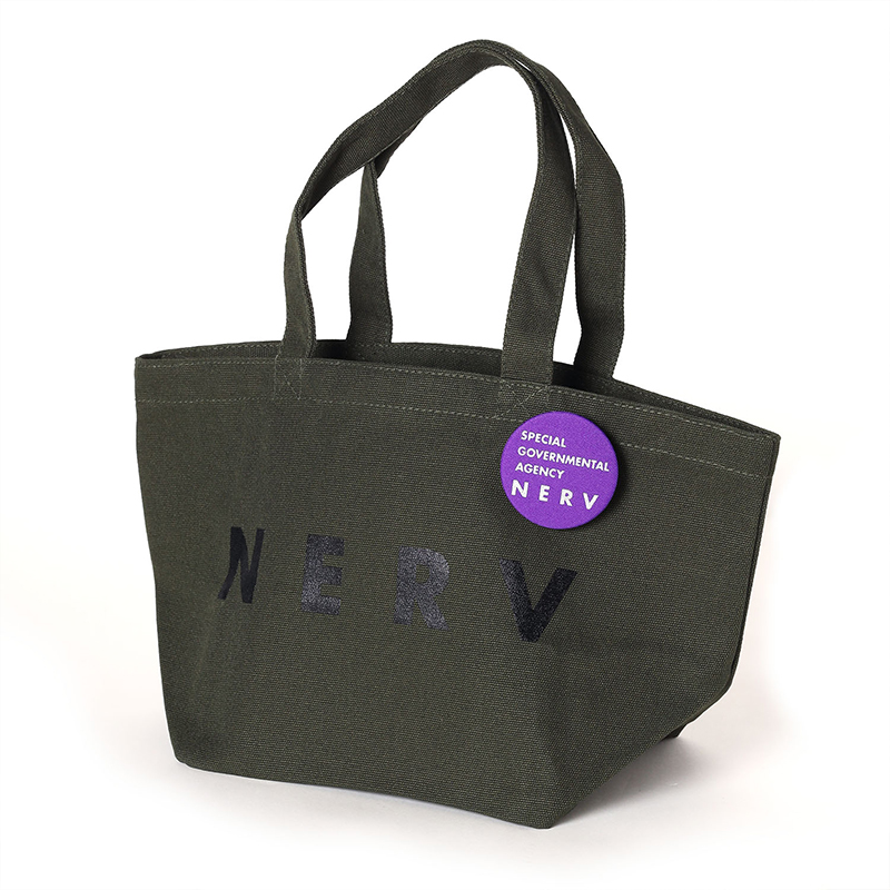RADIO EVA A001 NERV Shin Lunch Bag/OLIVE×BLACK
