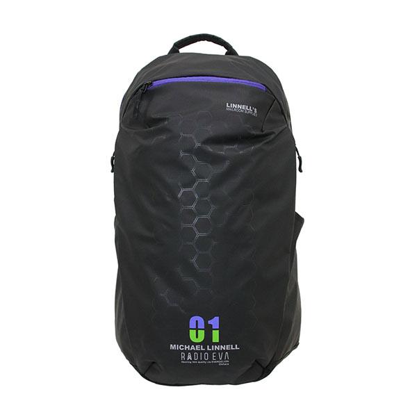RADIO EVA A019 RADIO EVA x MICHAEL LINNELL BACKPACK/BlackxPurple（EVA-01）
