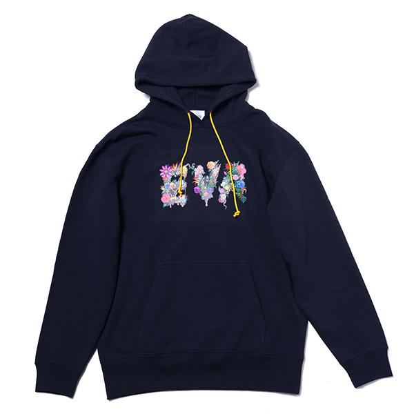 【FLOWER by RADIO EVA 056】EVA Jewel & Flower Parka/NAVY