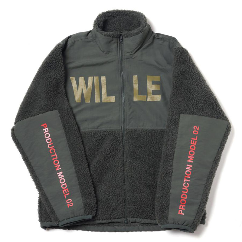 RADIO EVA A064 EVANGELION BOA JACKET β/OLIVE（EVA-02）