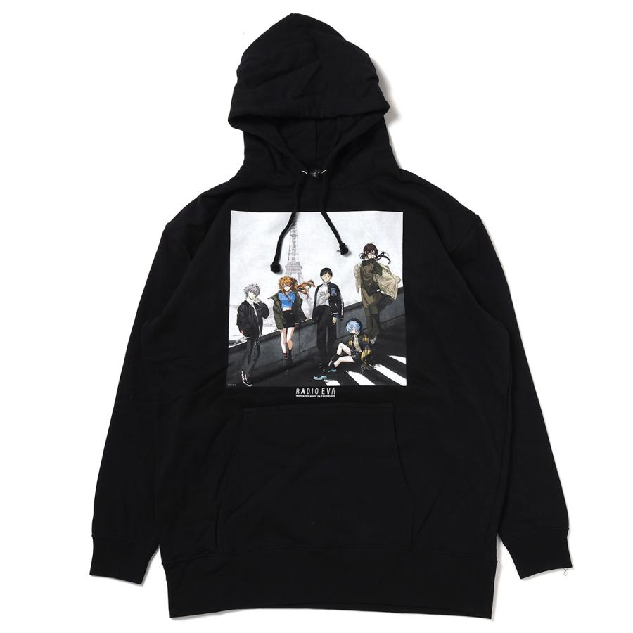 RADIO EVA A074 RADIO EVA Illustration Parka γ(Mai Yoneyama)/BLACK(COLOR)