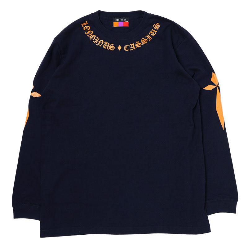 RADIO EVA A084 LONGINUS・CASSIUS BLACKLETTER Cutsew/NAVY×ORANGE