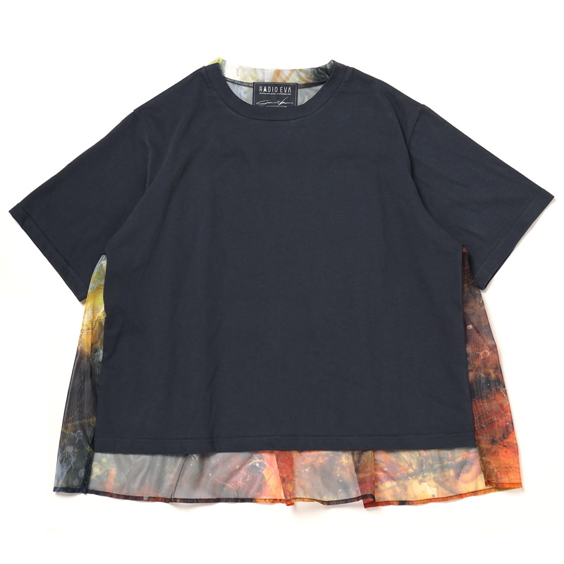 RADIO EVA A093 EVANGELION Graffiti Sheer Shirt by Cigarette-burns/GRAY（EVA-00）