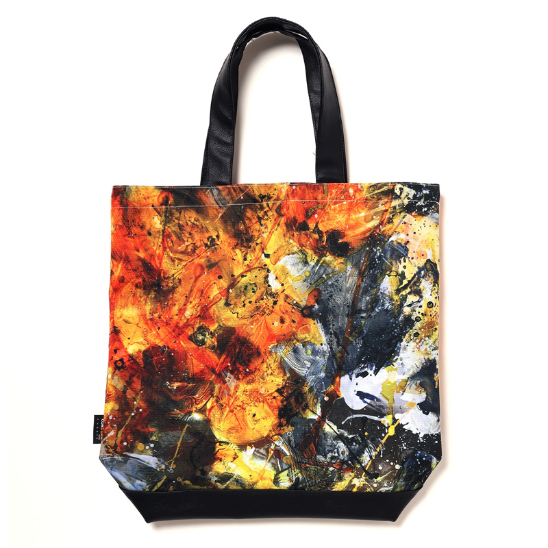 RADIO EVA A095 EVANGELION Graffiti Tote Bag by Cigarette-burns/YELLOW（EVA-00）