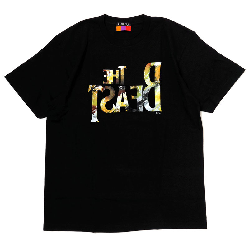 RADIO EVA A096 THE BEAST Graffiti T-Shirt by Cigarette-burns/BLACK（EVA-00）