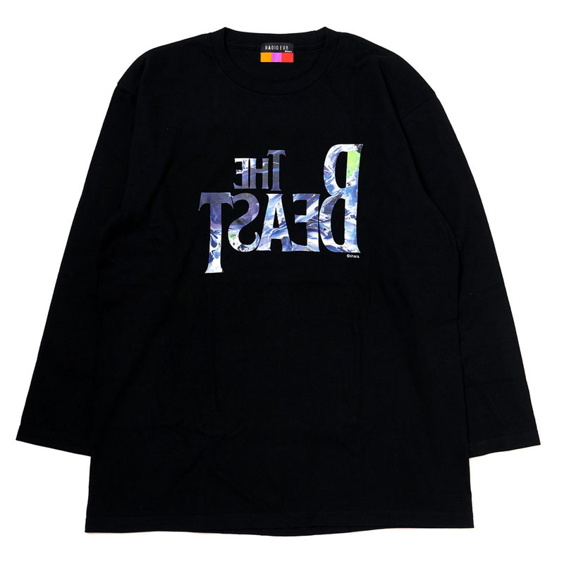 RADIO EVA A097 THE BEAST Graffiti Cutsew by Cigarette-burns/BLACK（EVA-01）