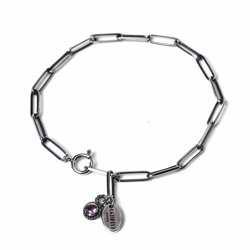 【受注生産】RADIO EVA A108 EVANGELION Rectangle Chain Bracelet (VIVIFY)/MARI