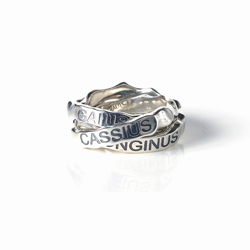 【受注生産】RADIO EVA A110 EVANGELION Crashed Concrete Triple Ring (VIVIFY)/Silver