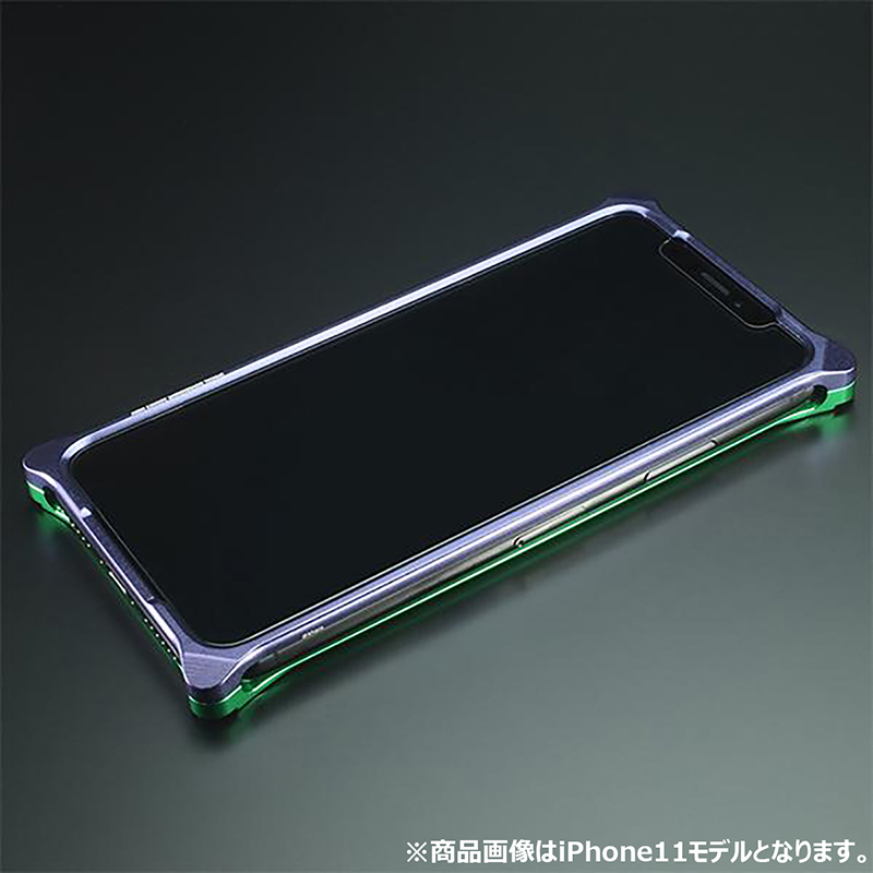 RADIO EVA A124 Solid Bumper for iPhone14pro (EVANGELION Limited)/Purple×Green(初号機)