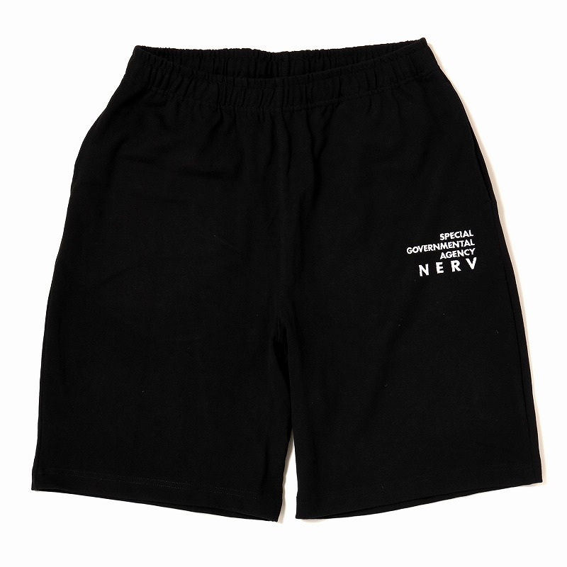 RADIO EVA A131 NERV Embroidery Easy Shorts/BLACK