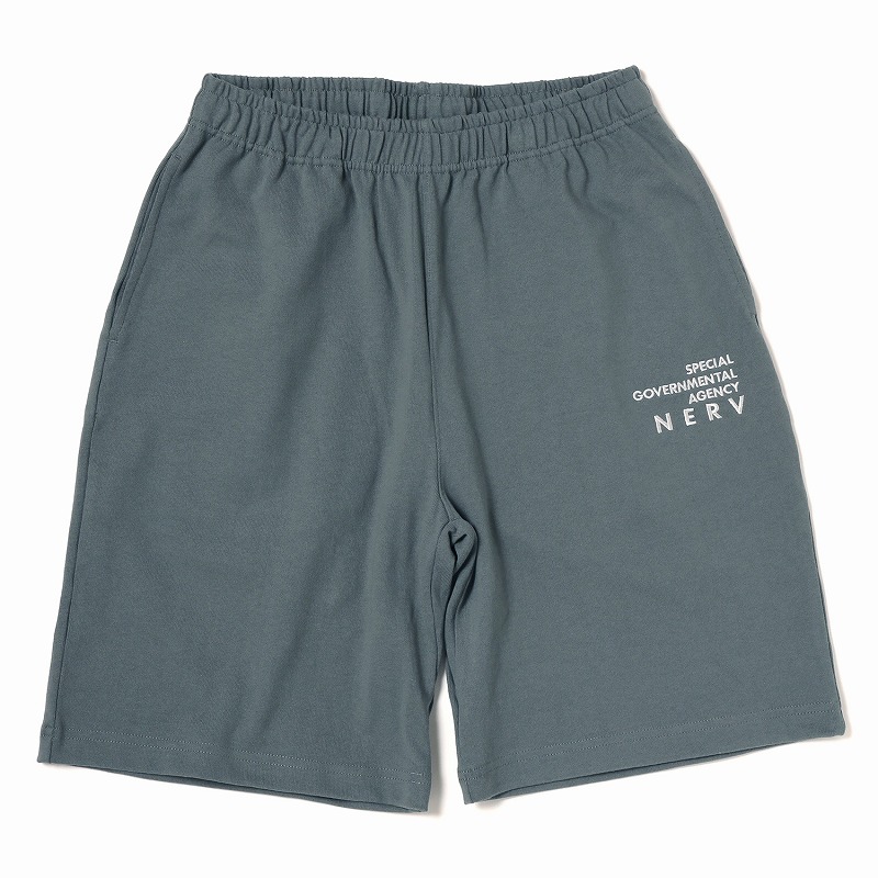 RADIO EVA A131 NERV Embroidery Easy Shorts/STONE GREEN