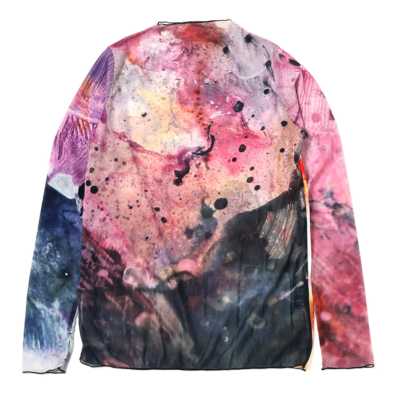 RADIO EVA A129 EVANGELION Graffiti Sheer Cutsew by Cigarette-burns/PINK(EVA-08)